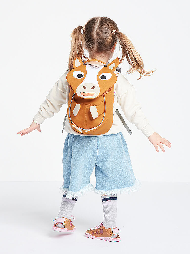 AFFENZAHN | Kinder Rucksack Kleiner Freund Pferd | braun