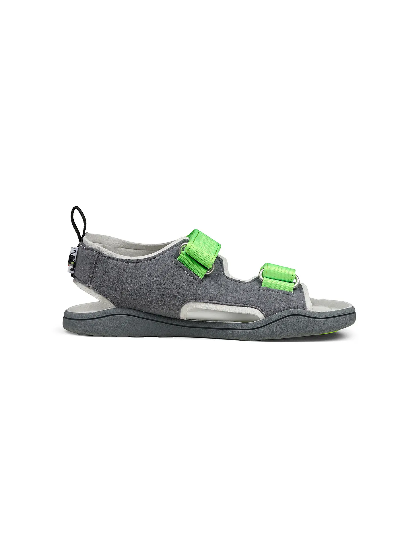 AFFENZAHN | Kinder Sandalen AIRY Panther | grau