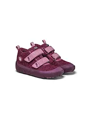 AFFENZAHN | Kinder Barfußschuhe - Übergangsschuhe KNIT HAPPY Tukan | dunkelrot
