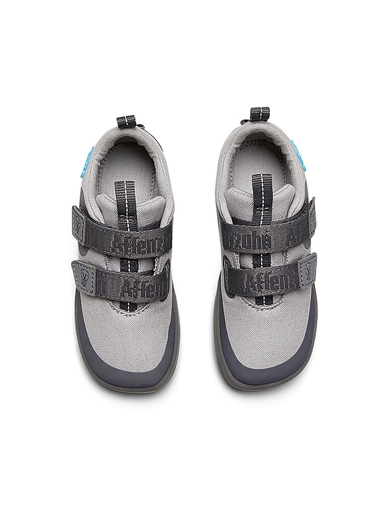 AFFENZAHN | Kinder Sneaker Barfußschuhe  COTTON LUCKY Hund | grau