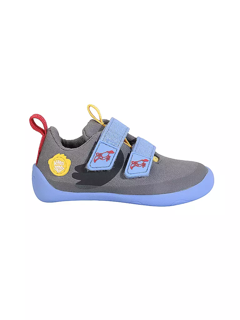 AFFENZAHN | Kinder Sneaker Barfußschuhe  COTTON LUCKY Tukan | grau