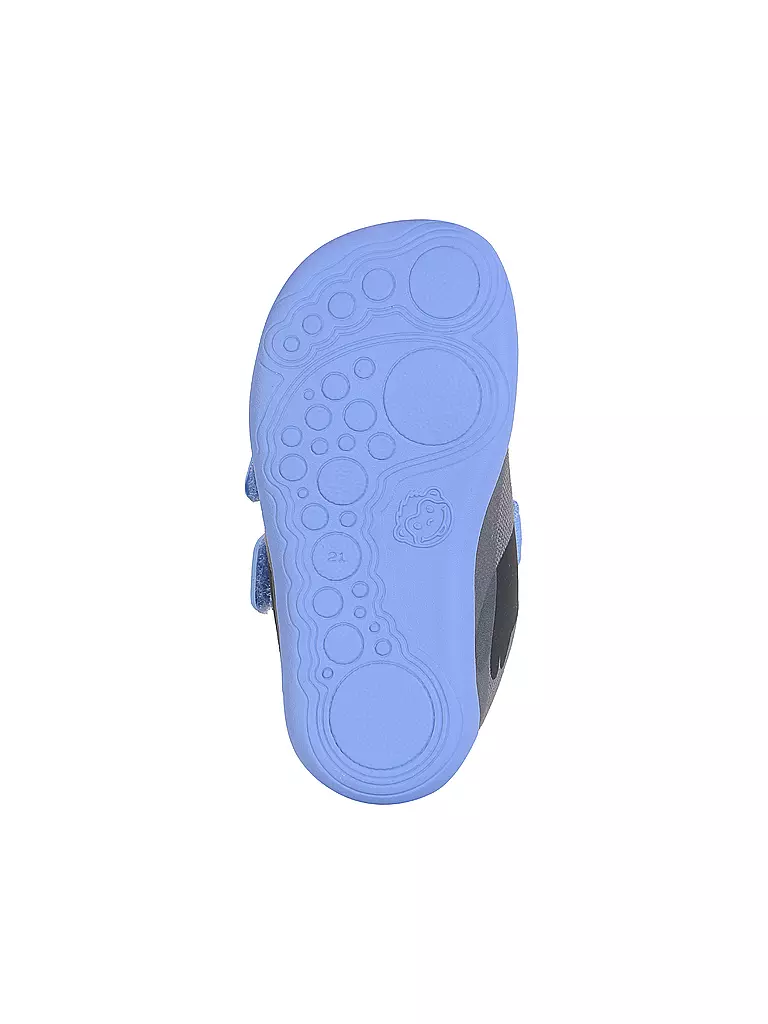 AFFENZAHN | Kinder Sneaker Barfußschuhe  COTTON LUCKY Tukan | hellblau