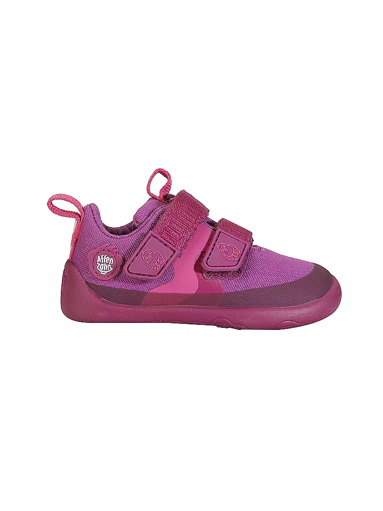 AFFENZAHN | Kinder Sneaker Barfußschuhe  COTTON LUCKY Vogel | beere