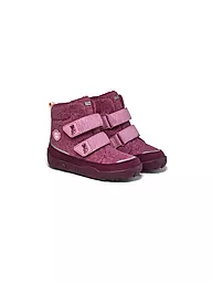 AFFENZAHN | Kinder Stiefel WOLLE COMFY Otter | dunkelrot