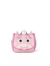 AFFENZAHN | Kinder Toilettetasche Eule | rosa