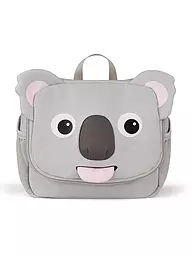 AFFENZAHN | Kinder Toilettetasche Eule | grau
