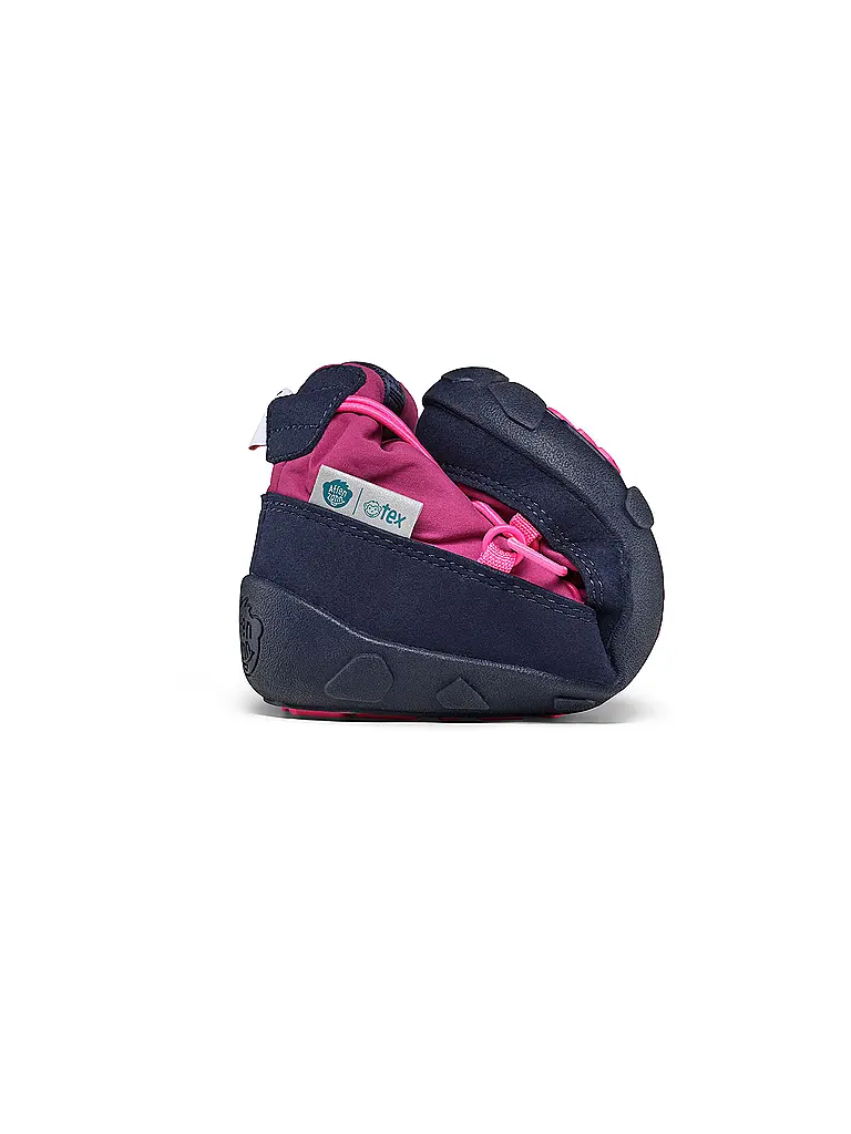 AFFENZAHN | Kinder Winterstiefel  VEGAN SNOWY Flamingo | dunkelrot
