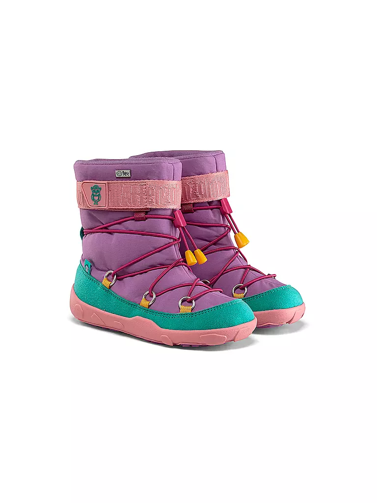 AFFENZAHN | Kinder Winterstiefel SNOWY EULE | pink