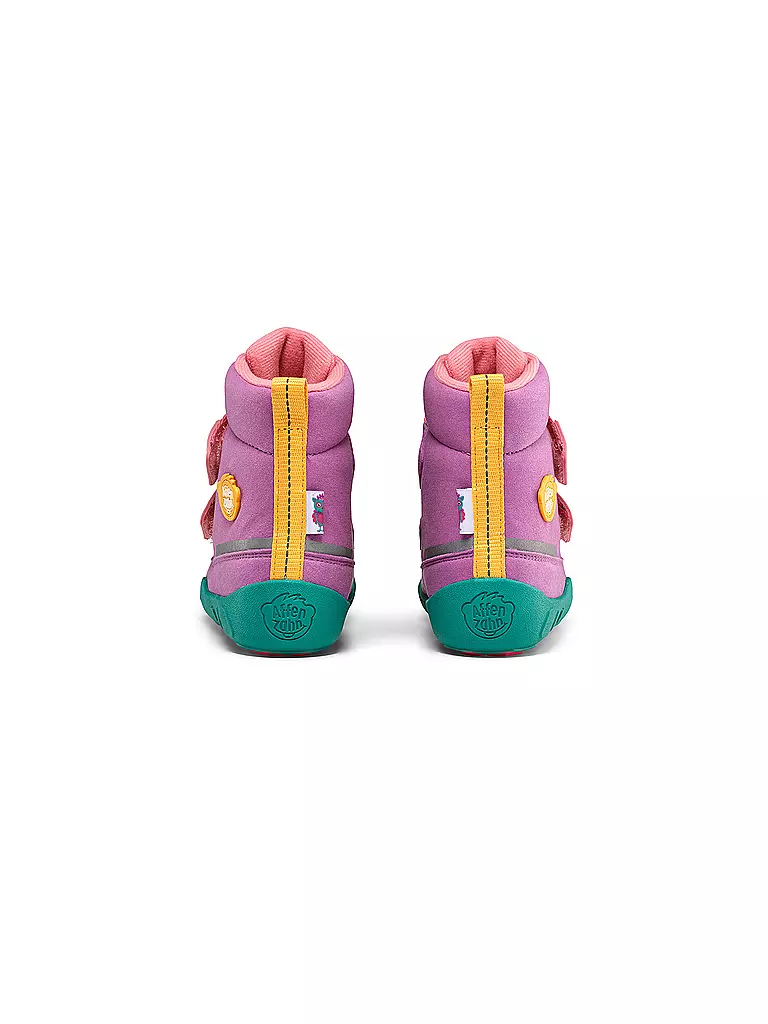 AFFENZAHN | Kinder Winterstiefel VEGAN COMFY Eule | pink