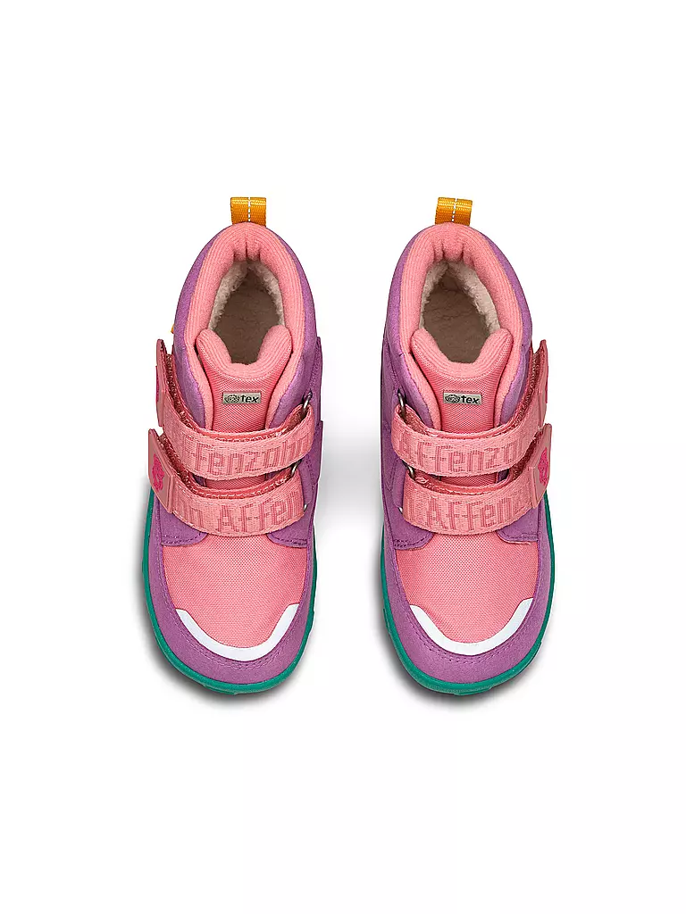 AFFENZAHN | Kinder Winterstiefel VEGAN COMFY Eule | pink