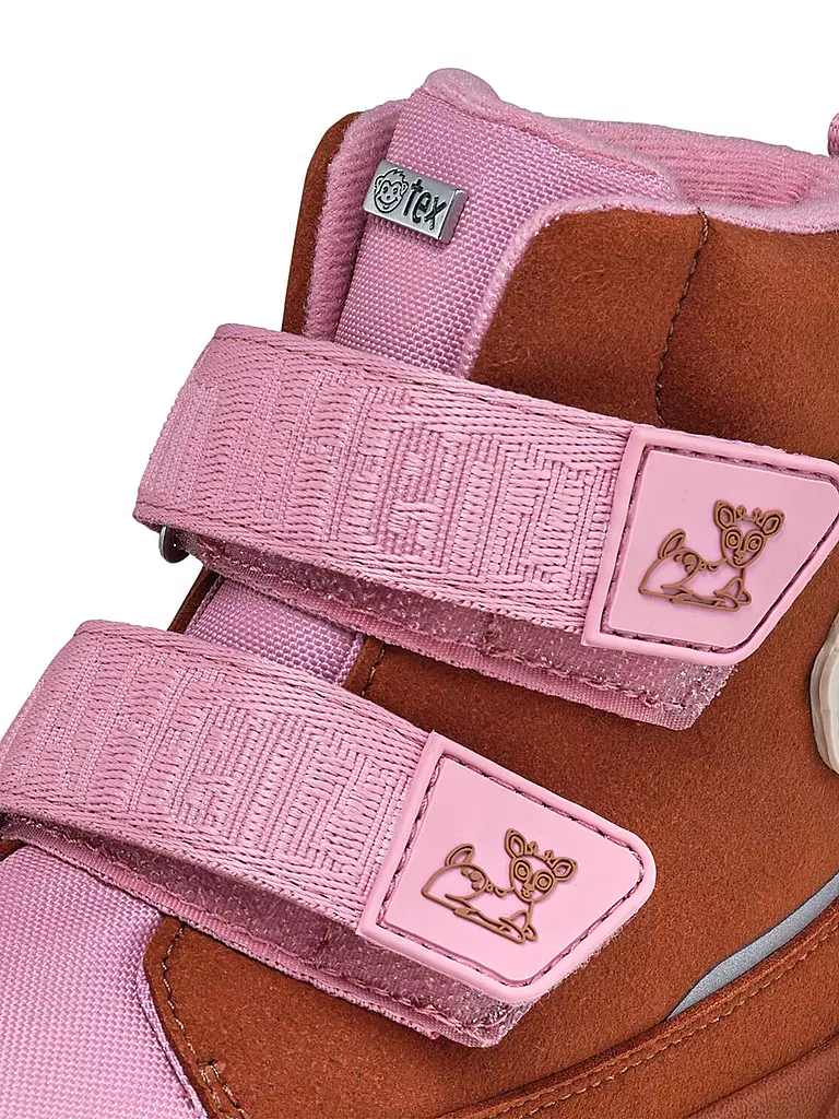 AFFENZAHN | Kinder Winterstiefel VEGAN COMFY Reh | braun
