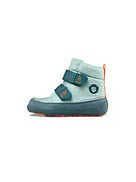AFFENZAHN | Kinder Stiefel WOLLE COMFY Otter | hellblau