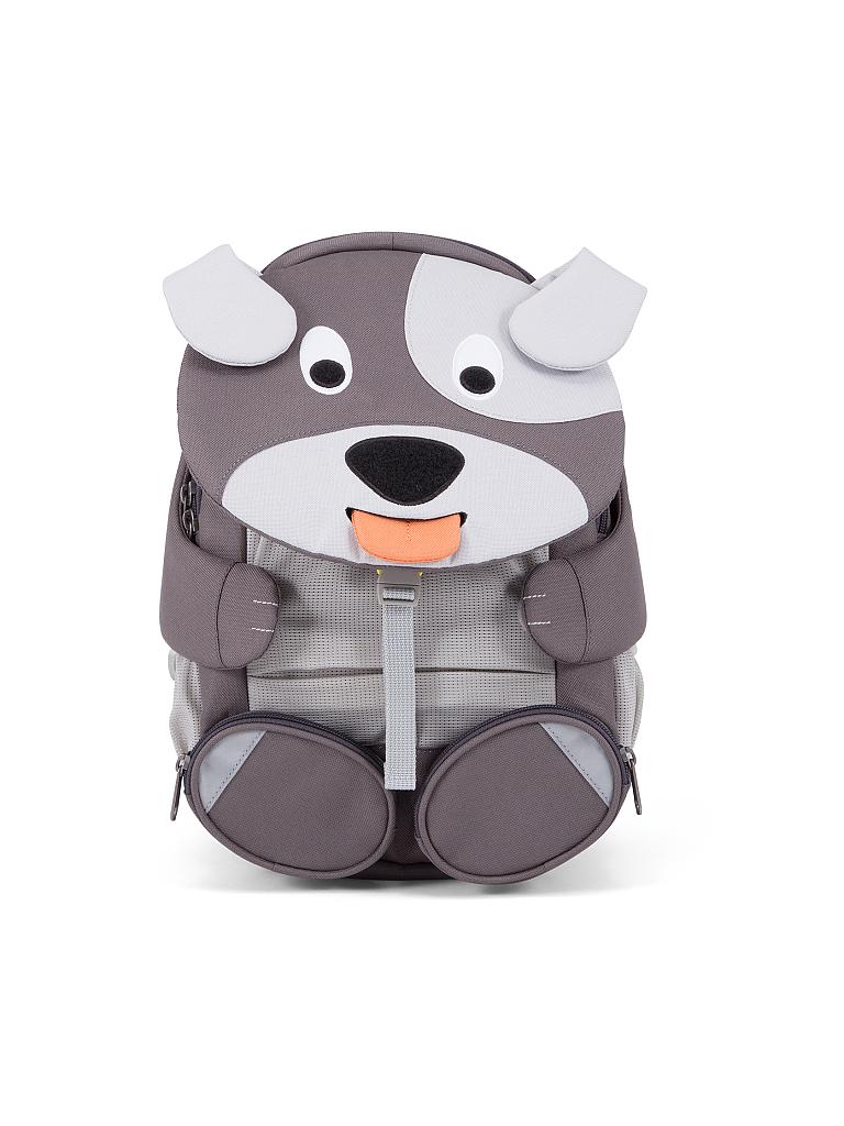 AFFENZAHN KinderRucksack "Große Freunde Henri Hund" grau