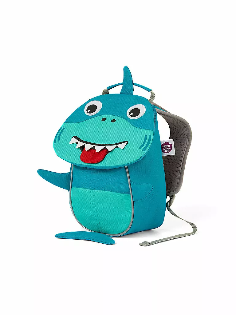 AFFENZAHN | Kinder-Rucksack "Kleine Freunde - Hai" | tuerkis
