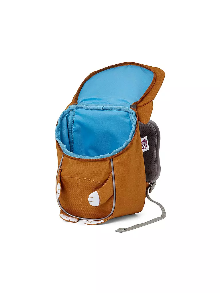 AFFENZAHN | Kinder-Rucksack "Kleine Freunde - Katze" | braun