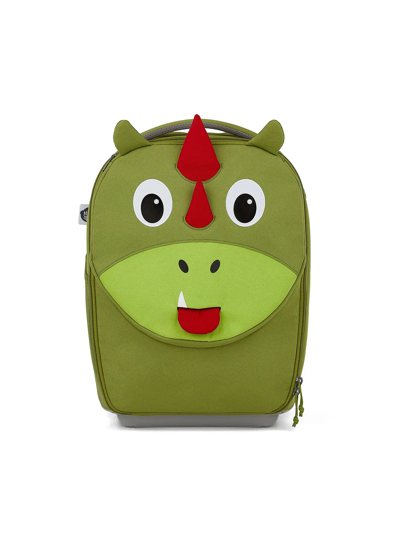 AFFENZAHN | Kinderkoffer Drache  | grün