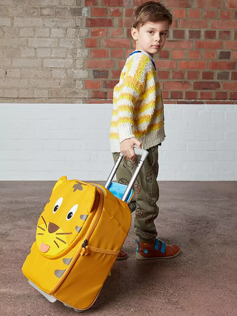 AFFENZAHN | Kindertrolley "Reise Freund - Timmy Tiger" | gelb