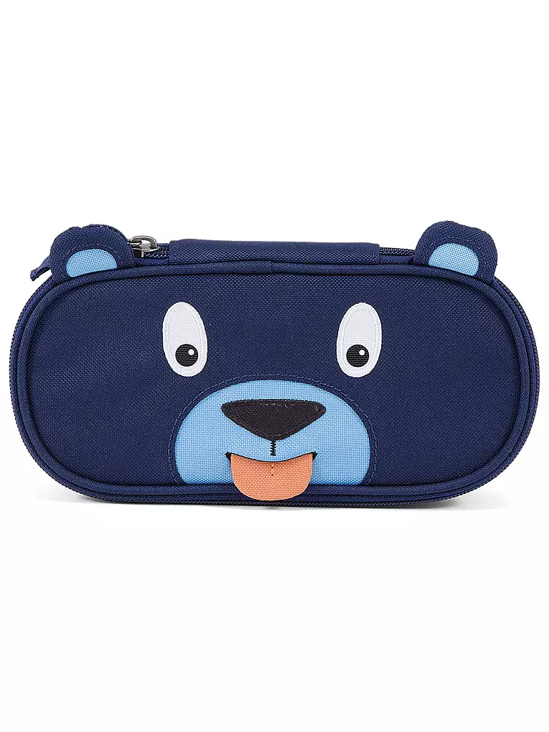 AFFENZAHN | Stiftemäppchen "Bobo Bär" | Dunkelblau