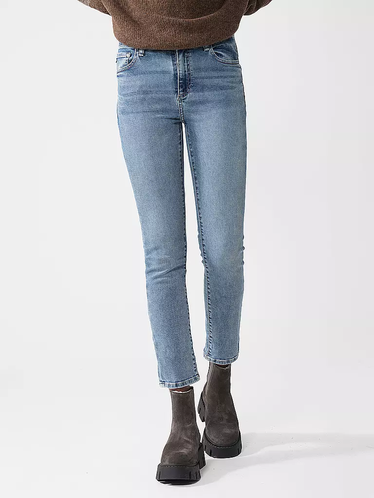 AG | Highwaist Jeans Slim Straight Fit MARI | hellblau