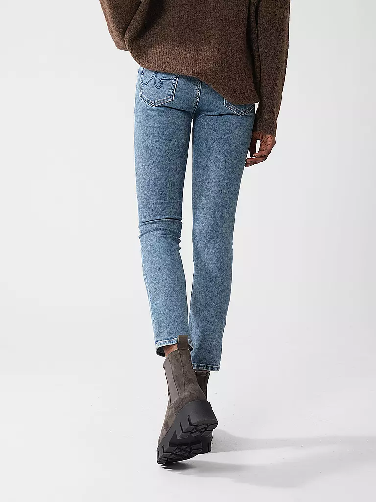 AG | Highwaist Jeans Slim Straight Fit MARI | hellblau