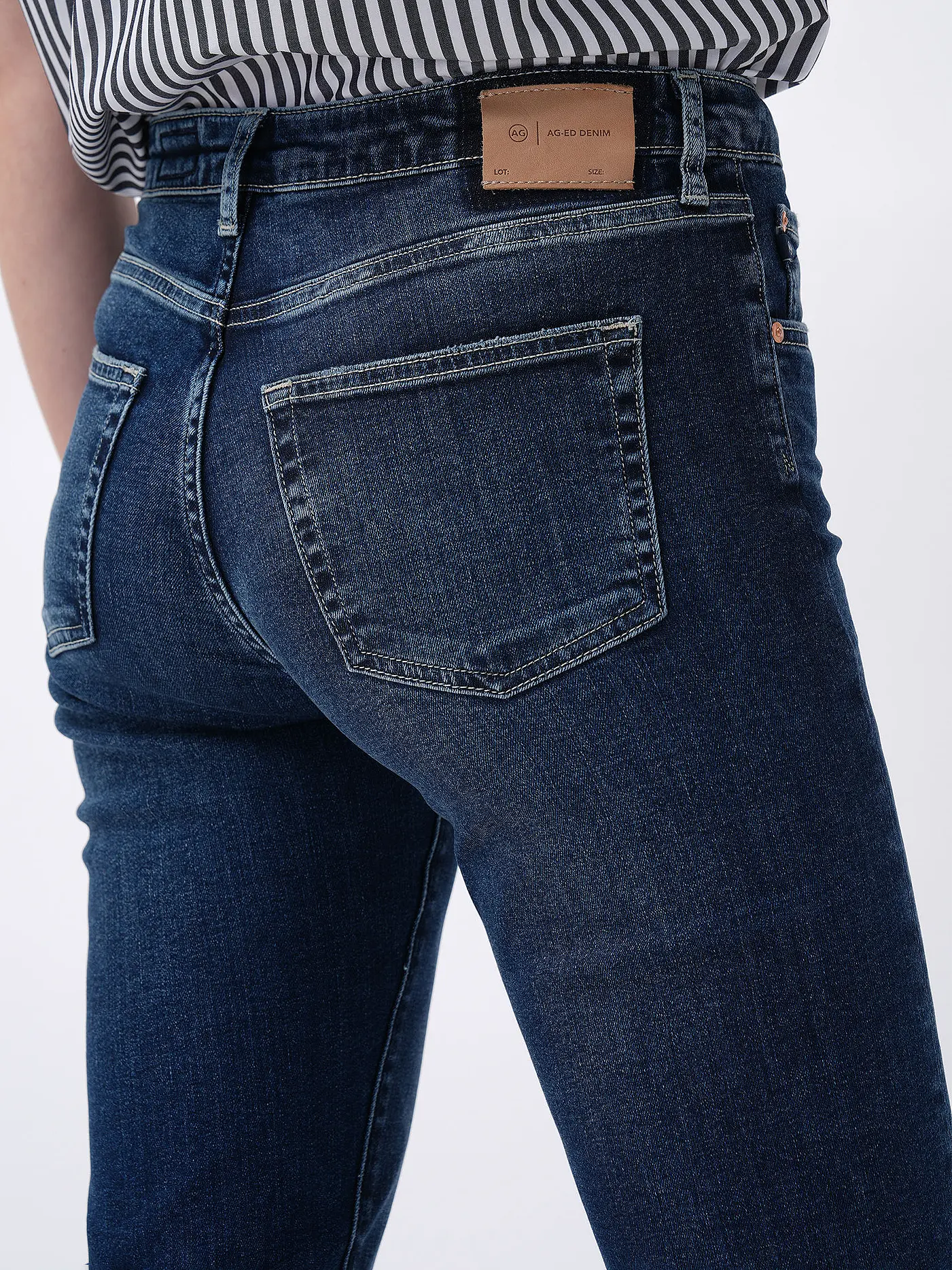 AG | Jeans Relaxed Slim Fit GIRLFRIEND | dunkelblau