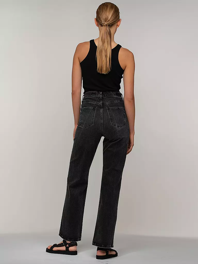 AG | Jeans Wide Leg New Alexxis | schwarz