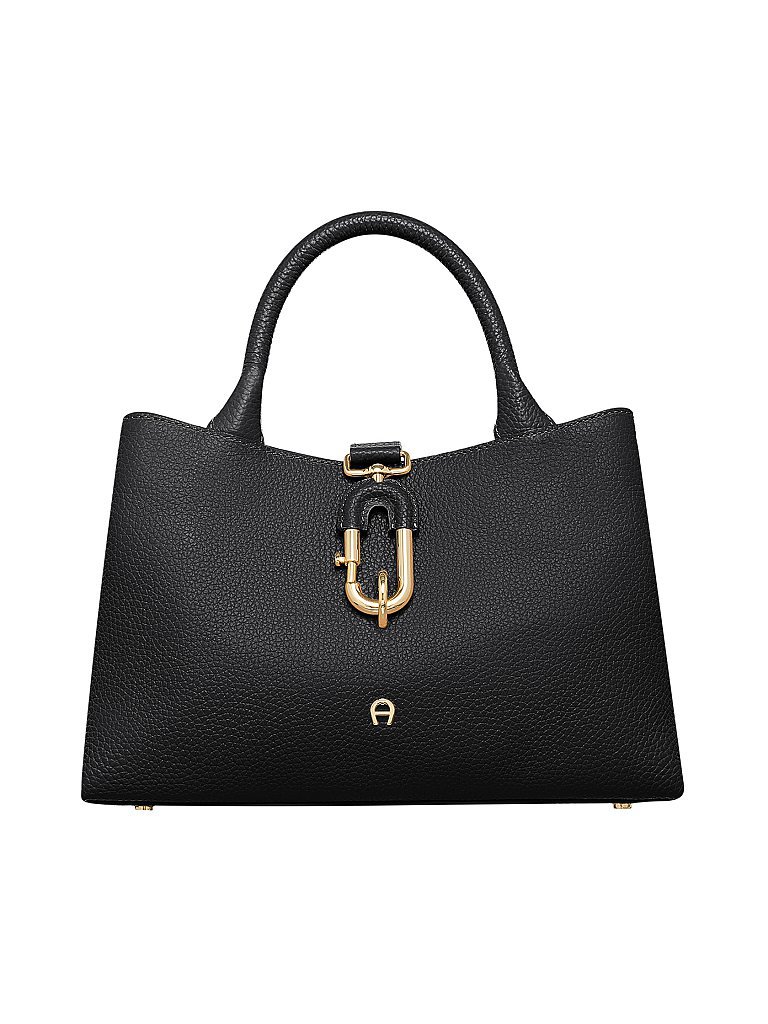 AIGNER Ledertasche - Henkeltasche Romy S schwarz