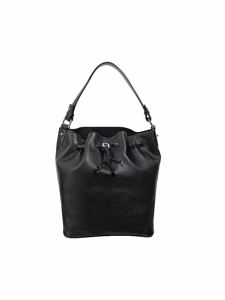 AIGNER Ledertasche - Beuteltasche Tara M schwarz