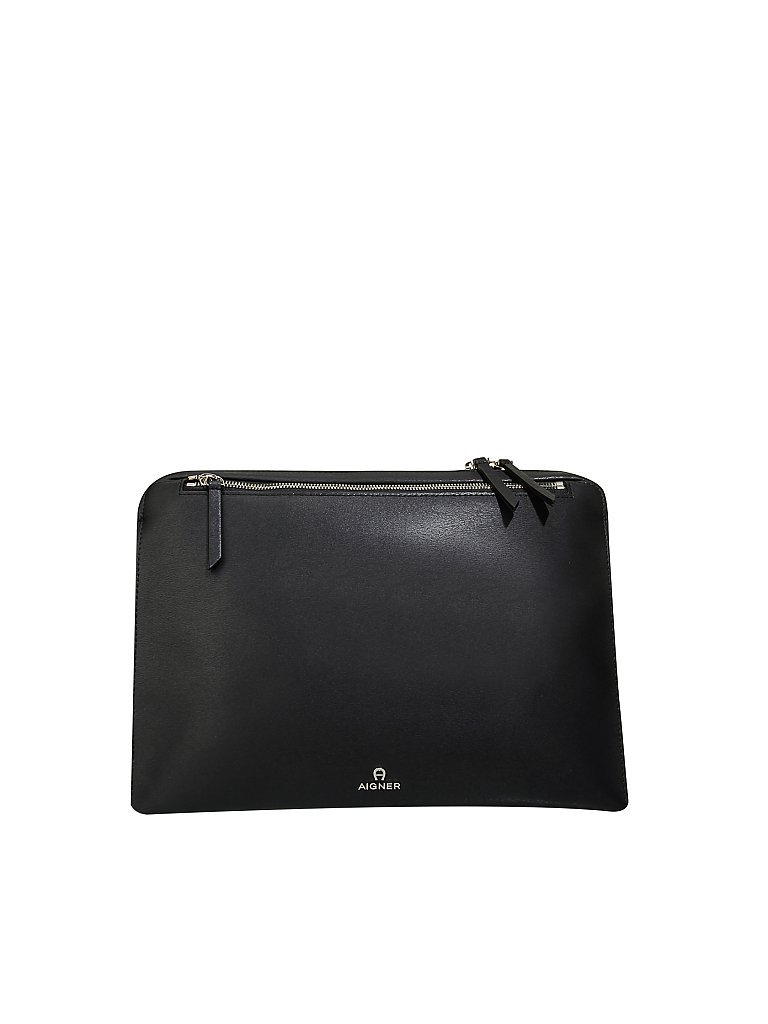AIGNER Ledertasche - Umhängetasche Pisa L schwarz