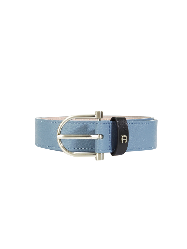 AIGNER Ledergürtel Evita blau | 80