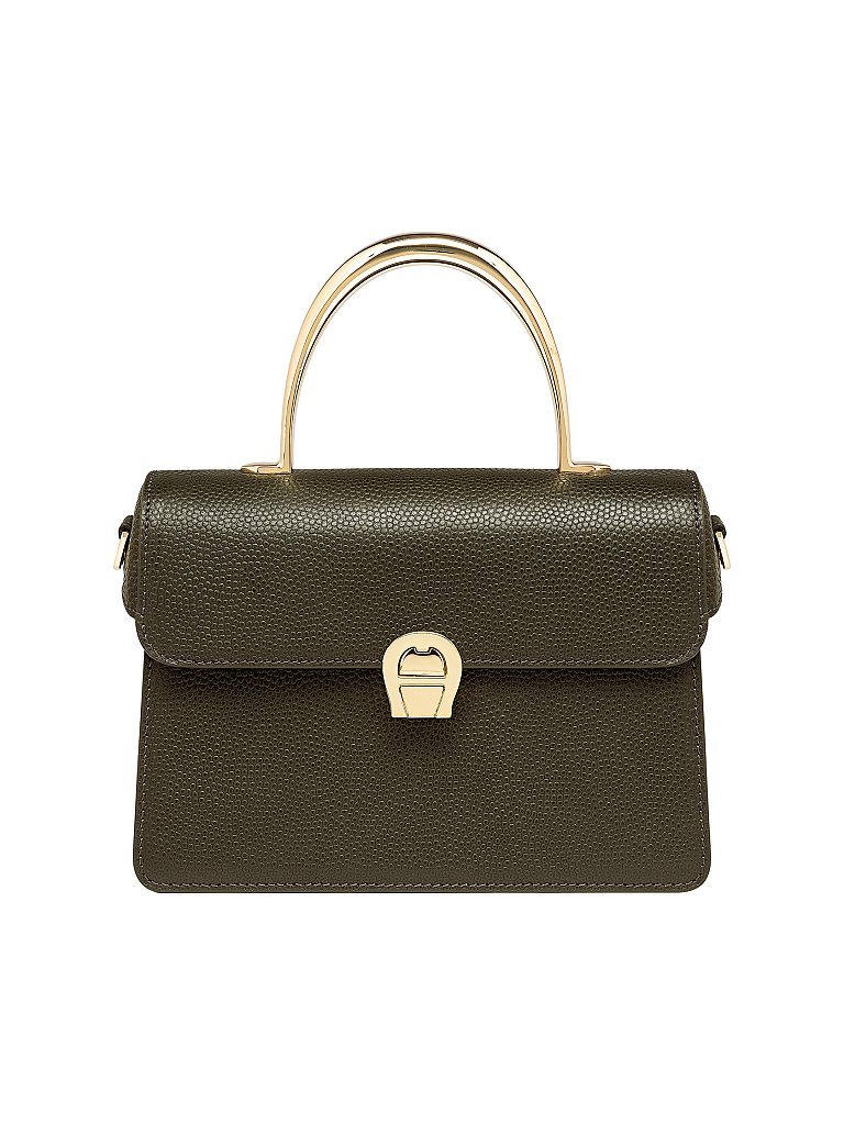 AIGNER Ledertasche Genoveva S grün