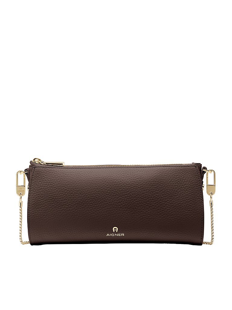 AIGNER Ledertasche Minibag Ivy S braun