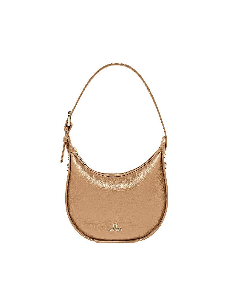 AIGNER Ledertasche Umhängetasche Ivy S beige