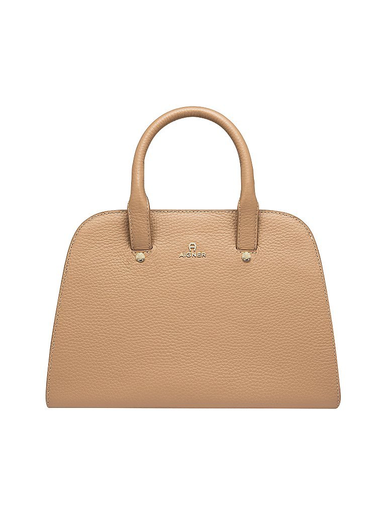 AIGNER Ledertasche Ivy S beige