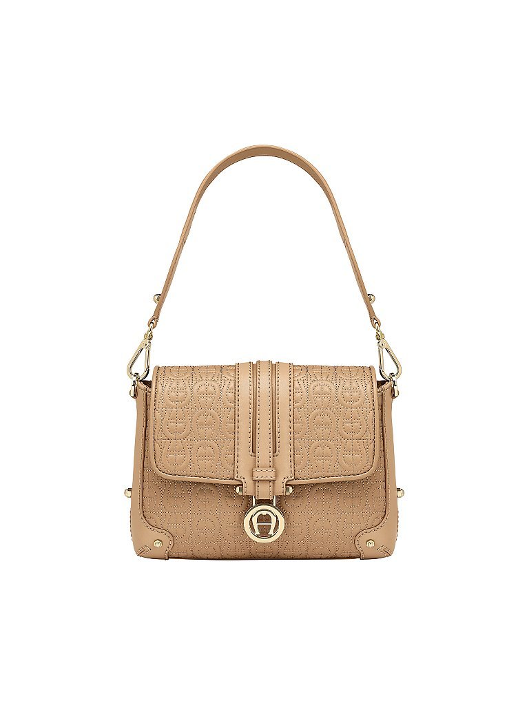 AIGNER Ledertasche - Henkeltasche Lori S beige