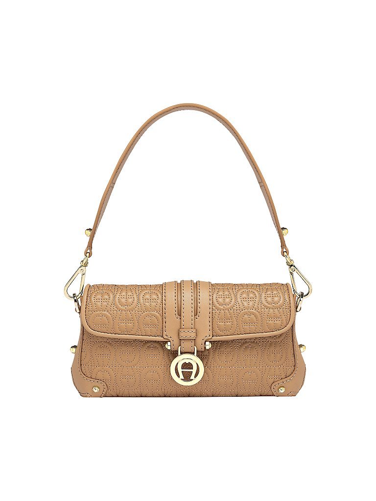 AIGNER Ledertasche Lori XS beige
