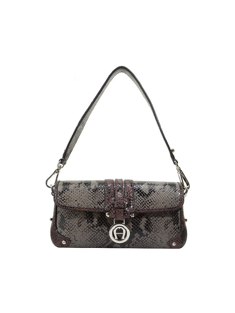 AIGNER Ledertasche Lori XS grün