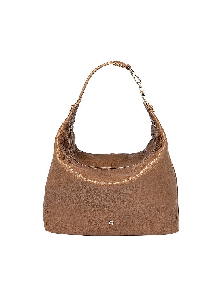 AIGNER Ledertasche Hobo Palermo L braun