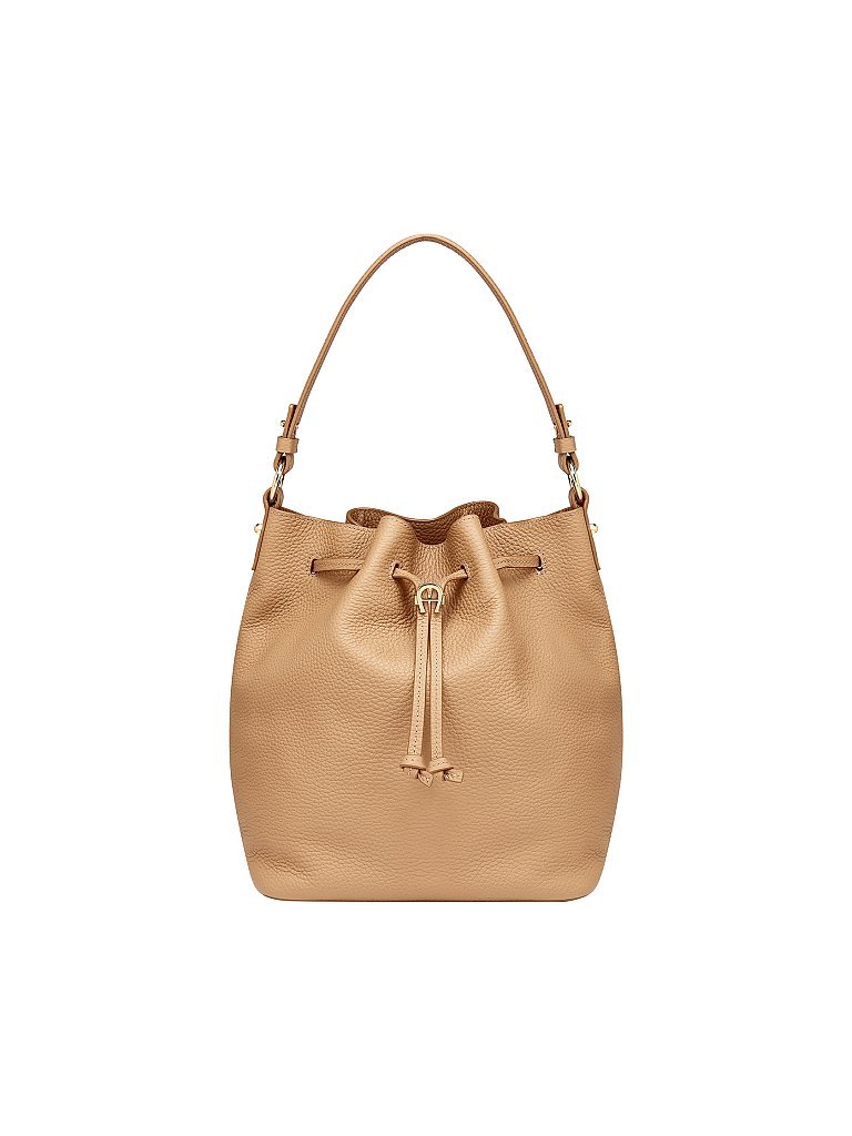 AIGNER Ledertasche - Beuteltasche Tara M beige