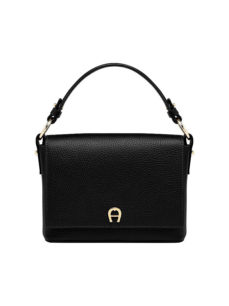 AIGNER Ledertasche Minibag Tara XS schwarz