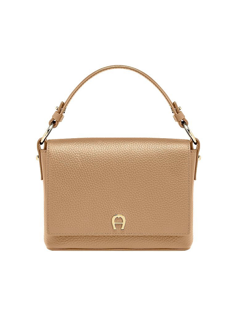 AIGNER Ledertasche Minibag Tara XS beige