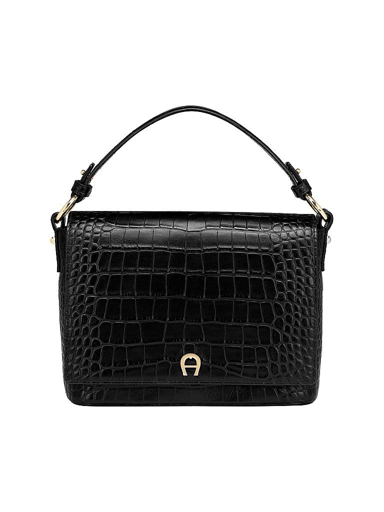 AIGNER Ledertasche - Umhängetasche Tara S schwarz