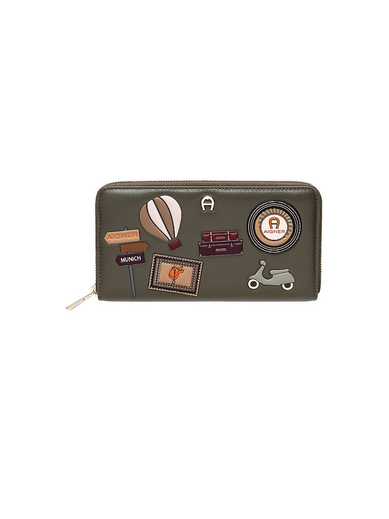 AIGNER Geldbörse olive