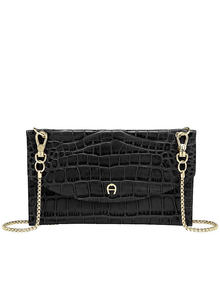 AIGNER Ledertasche - Minbag schwarz