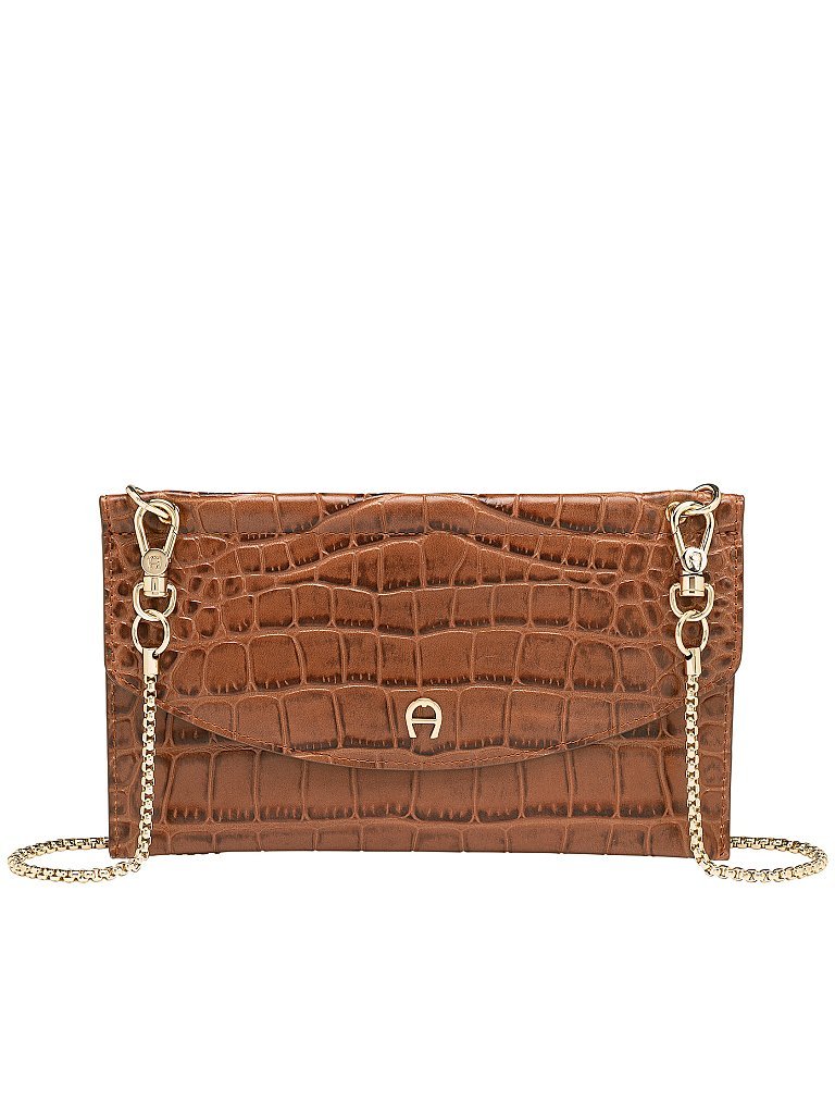 AIGNER Ledertasche - Minibag braun