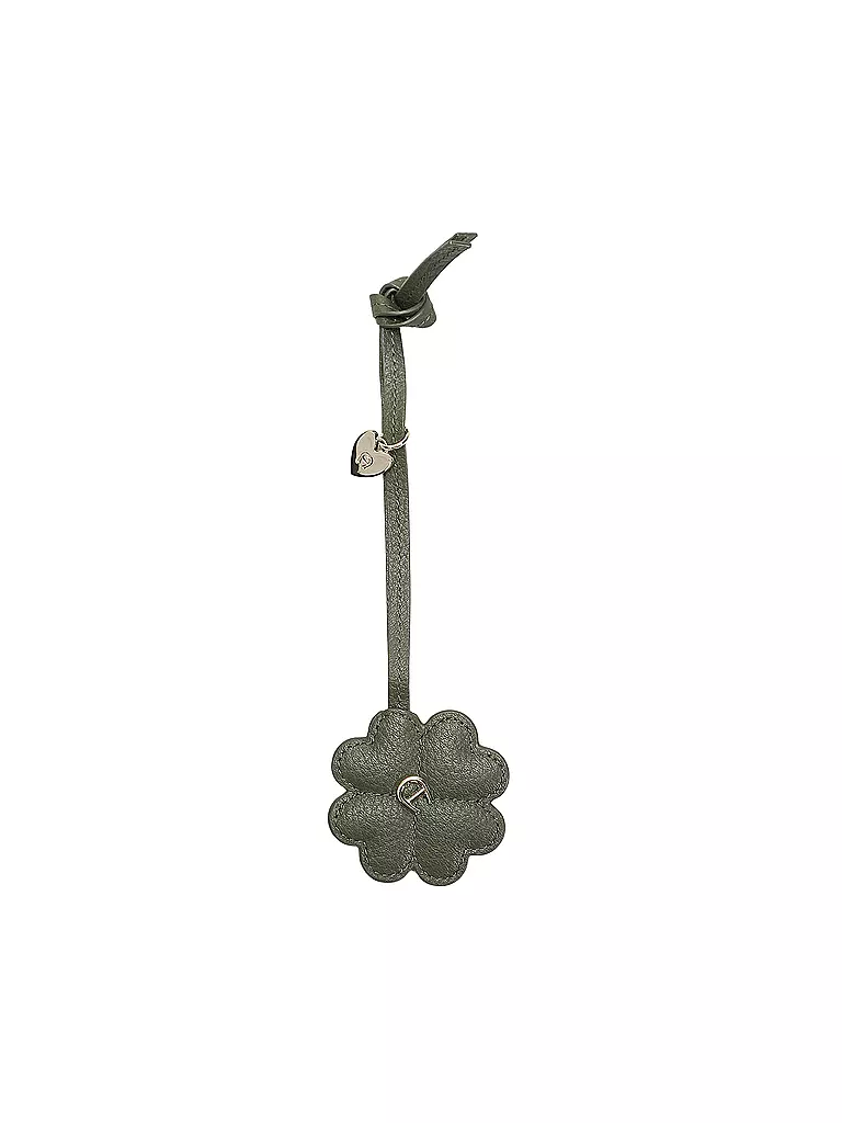 AIGNER | Anhänger KLEEBLATT | olive