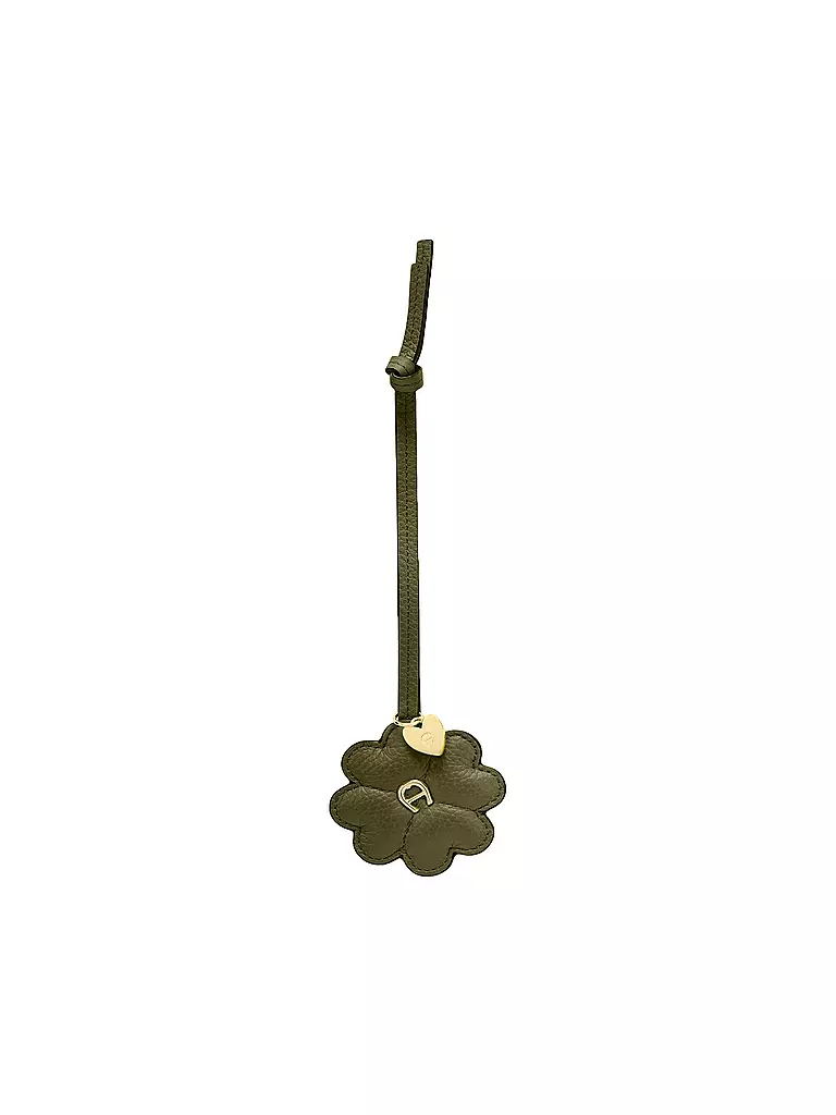 AIGNER | Anhänger KLEEBLATT | olive