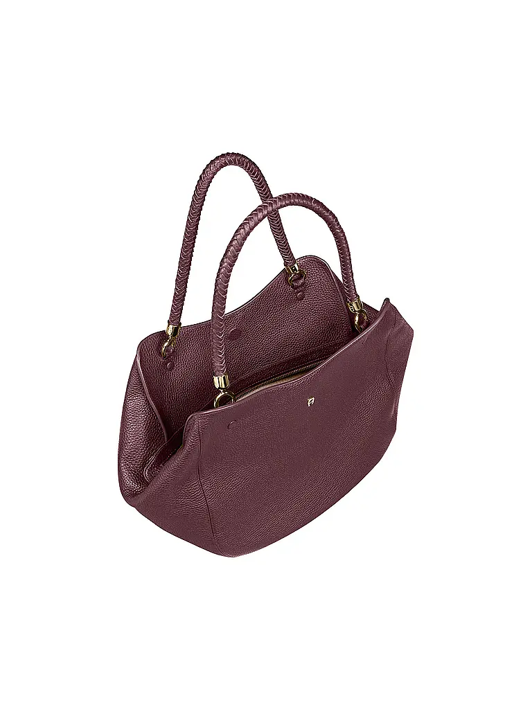 AIGNER | Ledertasche  - Shopper CARRE SOFT Large | Dunkelrot