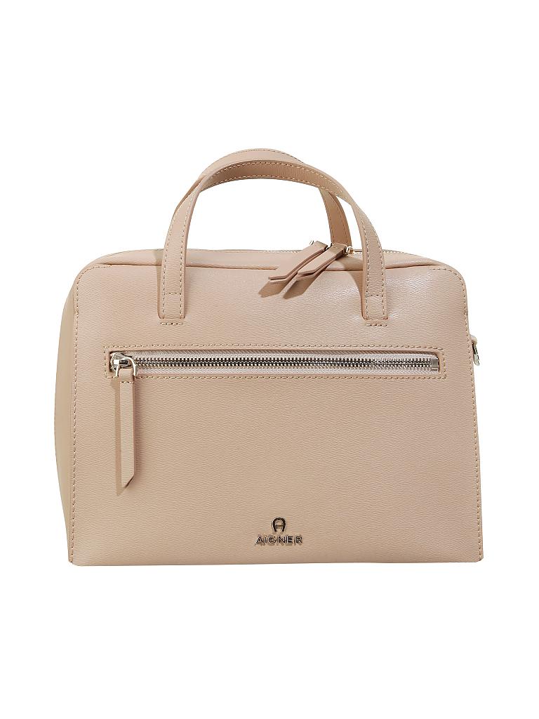 AIGNER | Ledertasche - Henkeltasche "Pisa" M | beige