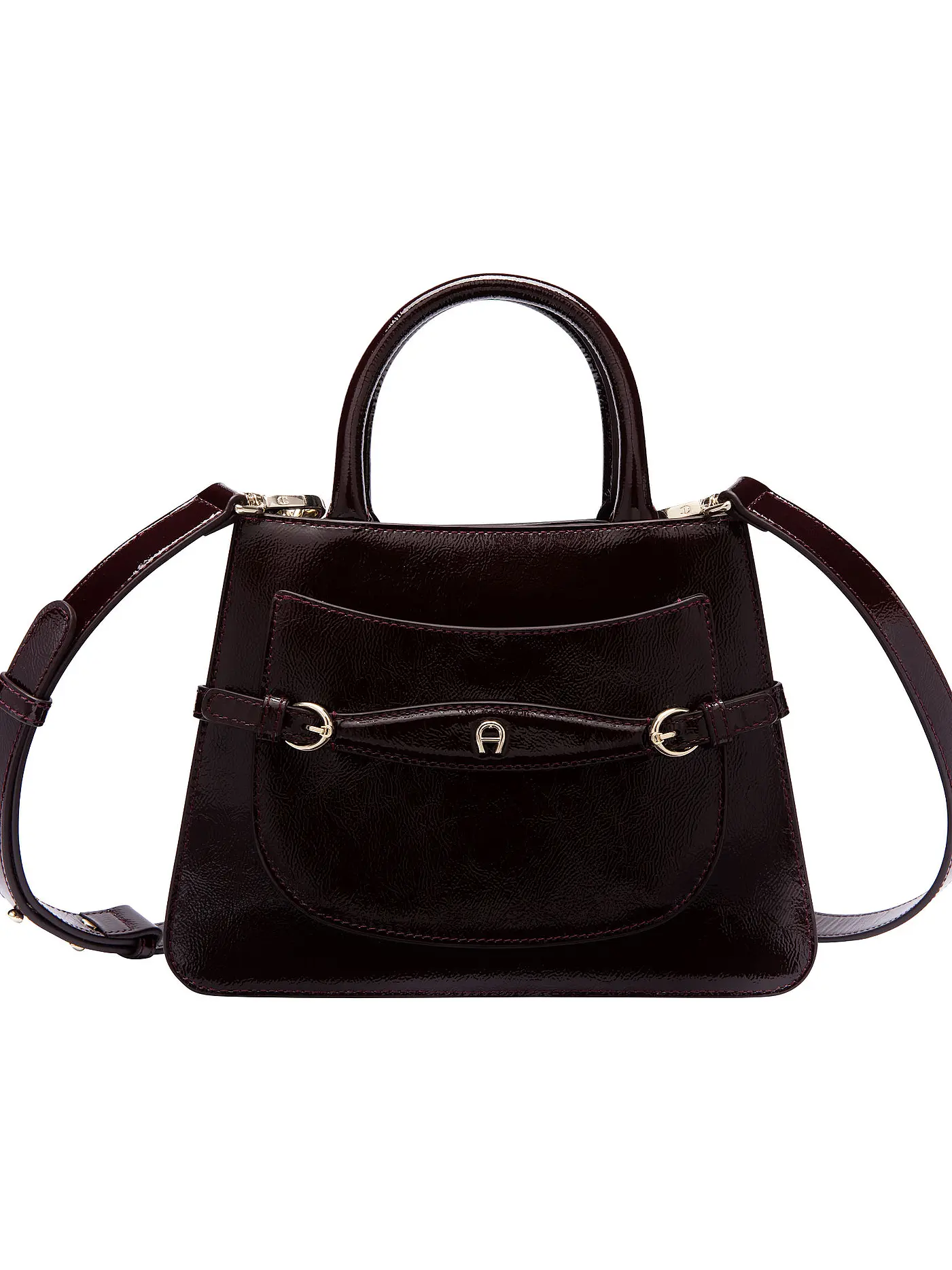 AIGNER | Ledertasche - Henkeltasche CAVALLO Medium | dunkelrot
